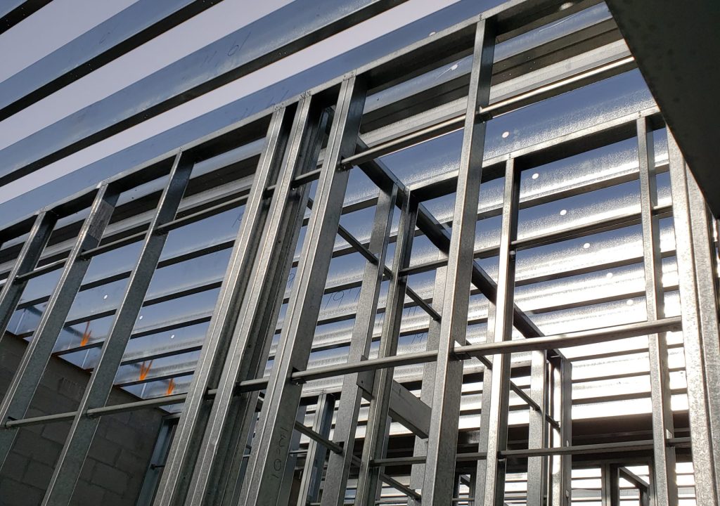 Steel frame barndominium in Indiana