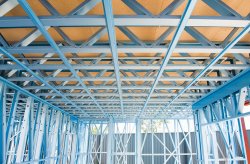 Barndo steel roof trusses in Indiana
