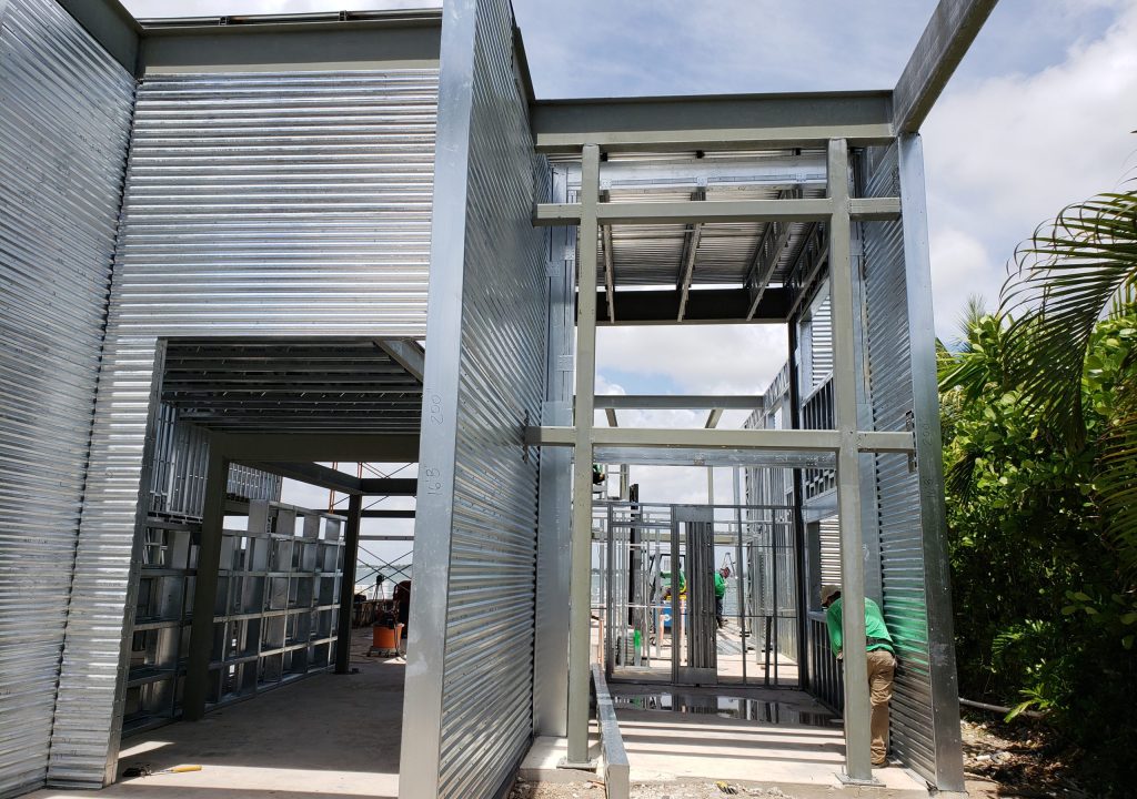 Barndominium steel structure in Indiana